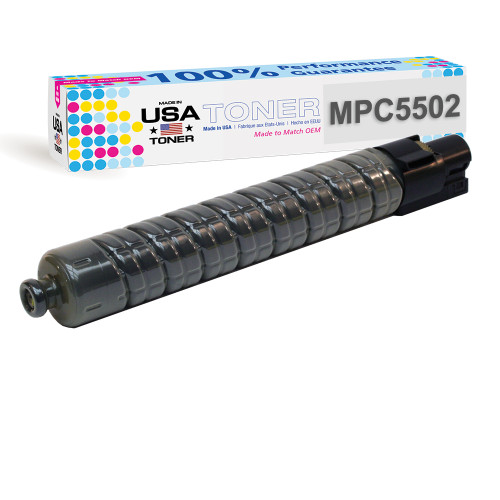 Compatible Ricoh MPC5502 black toner cartridge