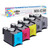 Compatible Toner for Sharp MX-C30NT, MX-C250F, C300P, C300W, MX-C301W, C303W, C304W, C305W, C306W printers (CMYK, 5 cartridges)