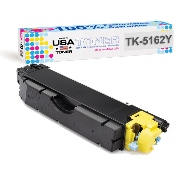 Kyocera TK-5162Y yellow compatible toner cartridge for ECOSYS P7040cdn