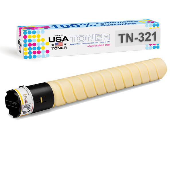 Compatible Konica Minolta A33K230 (TN321Y) Yellow Toner Cartridge
