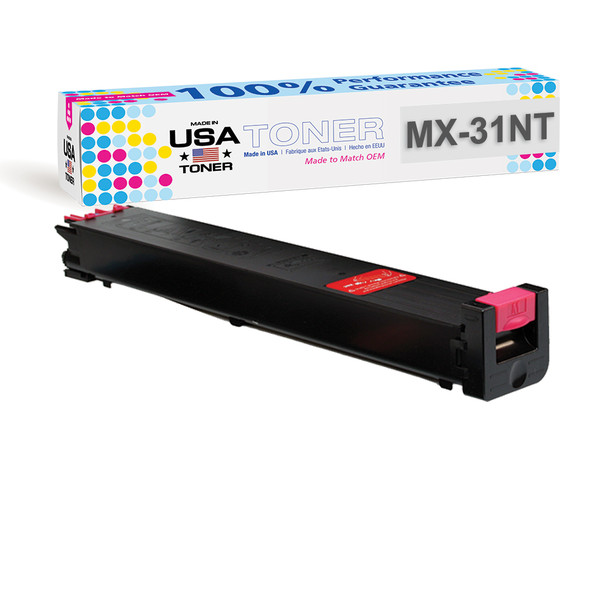Compatible Sharp MX-31NTMA (MX31NTMA) Magenta Toner Cartridge