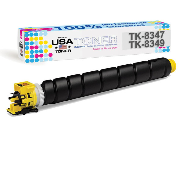 Compatible Kyocera TK8347Y (1T02L7AUS1) Yellow Toner Cartridge