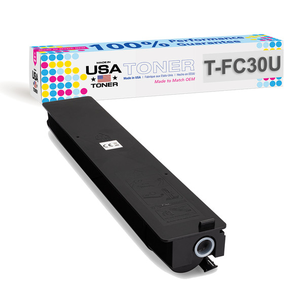 Compatible Toshiba T-FC30U-K (TFC30UK) Black Toner Cartridge