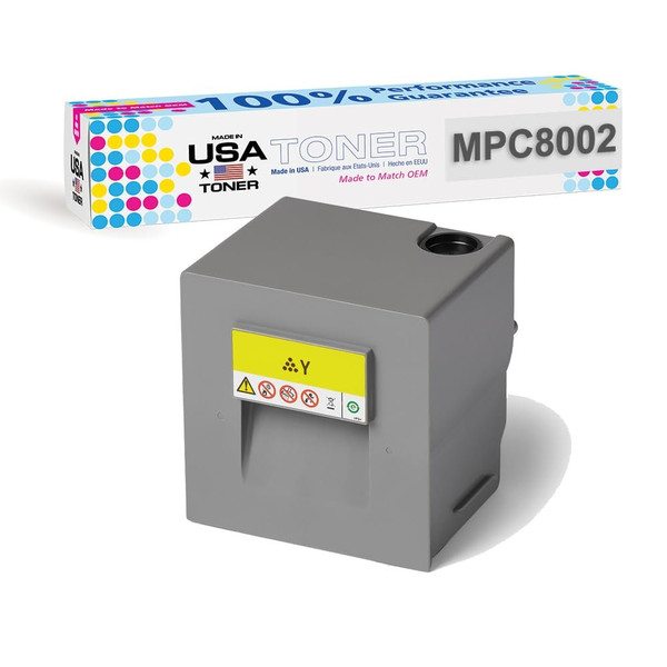 Compatible Replacement for Ricoh MP C6502SP, MP C8002SP Toner (Yellow)