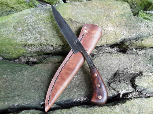18th Century style gentleman’s belt knife with curly birch handle #2 18th Century style gentleman’s belt knife with curly birch handle #2