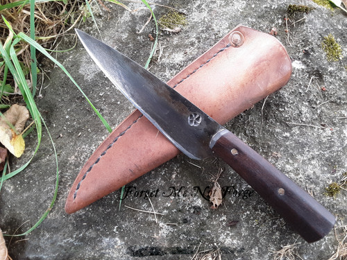 Small french type B boucheron style trade knife with cherry handle
