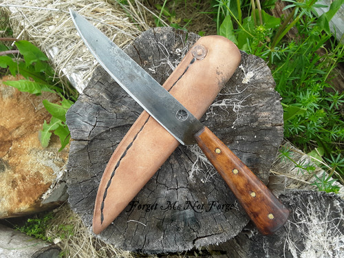 English style trade knife with curly maple handle #2