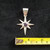 Sterling silver north star pendant measurements of pendant