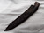 French inspired 18th century trade knife with walnut handle