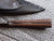 Walnut handle English patch knife with checkering