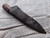 Walnut handle English patch knife with checkering