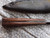 Walnut handle English patch knife with checkering