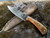 Walnut handle patch knife