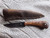 Walnut handle patch knife