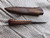 Walnut handle patch knife