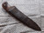 Walnut handle patch knife