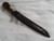 18th Century full tang french ball handle knife with birch scales