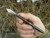 Spear point marking knife with twisted handle #11