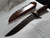 Antler Handle belt Knife With Iron Guard