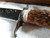 Antler Handle belt Knife With Iron Guard