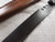 Cherry handle longhunter knife with checkering and dots