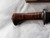 Longhunters knife with curly maple handle and iron guard