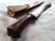 Longhunters knife with curly maple handle and iron guard
