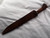 Longhunters knife with curly maple handle and iron guard