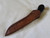 18th Century style gentleman’s belt knife with black horn handle