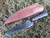 Small french type B boucheron style trade knife with cherry handle
