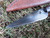 Small french type B boucheron style trade knife with cherry handle
