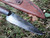 Small french type B boucheron style trade knife with cherry handle