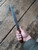 Large french cooks knife with curly birch handle