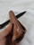 Small french cooks knife with curly birch handle