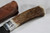 Antler Handled Longhunters Knife With Pewter Bolster  #2