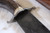 Antler Handle belt Knife With Iron Guard #2