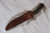 Antler Handle belt Knife With Iron Guard #2