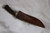 Antler Handle belt Knife With Iron Guard #2
