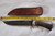 Antler Handle belt Knife With Iron Guard #2