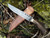 Antler Handle belt Knife With Iron Guard #2