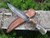 French Boucheron style trade knife with horn handle