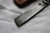 Blunt tip patch knife with pewter bolster and antler handle