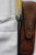 Blunt tip patch knife with pewter bolster and antler handle