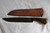 longhunter’s knife with curly birch handle #1