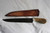 longhunter’s knife with elk antler handle #1