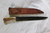 longhunter’s knife with elk antler handle #1