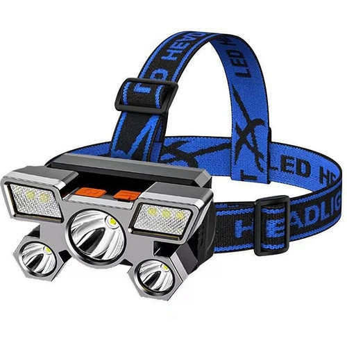 Waterproof LED Headlamp - USB Rechargeable for Camping Adventure
