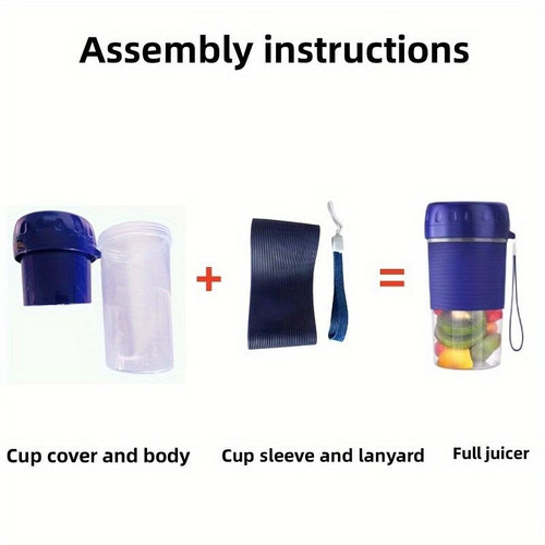 Portable Electric Fruit Juicer Rechargeable Mini Juicer Small Fruit Household Automatic Portable Tr