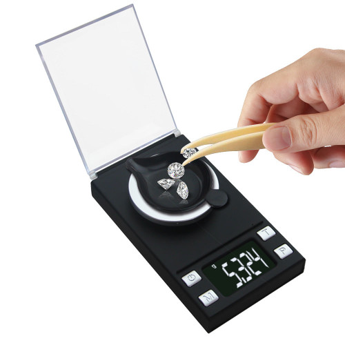 High Precision 0.001g 100g Electronic Jewelry Lab Scales Diamond Gold Germ Medicinal Pocket Digital