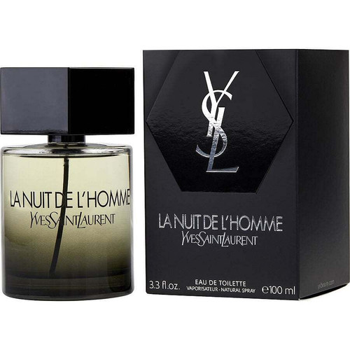 LA NUIT DE L'HOMME YVES SAINT LAURENT by Yves Saint Laurent (MEN) - EDT SPRAY 3.3 OZ (NEW PACKAGING)